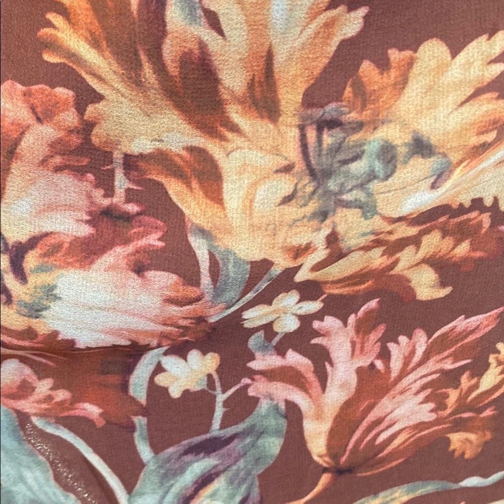 Keepsake the Label Floral Spaghetti Strap Midi Dress- Brown- Women Sz S - Picture 6 of 9